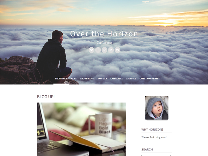 Horizon Blog Skin