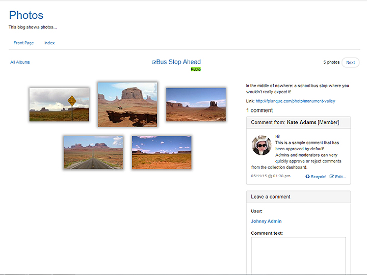 Bootstrap Gallery Legacy Skin